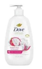 Dove Advanced Care Hand Wash, Dragon Fruit & Coconut, 12 Fl. Oz.