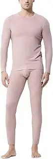 [Generic] Men's Thermal Underwear Set Long Johns Thermal Underwear Base Layer Set for Men Winter Cold Weather
