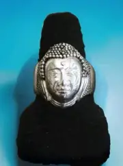 Erick's Sterling Silver Buddha Ring Size 10.3 Taxco.925