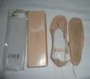 Bloch Womens Dance Dansoft Full Sole Leather Ballet Slipper Shoes Pink 8B Narrow