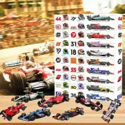 24Pcs Racing Car ModelToy Christmas Advent Calendar 24 Days Countdown Calendar