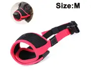 Soft Muzzle Anti-Biting Barking Secure Breathable Pets Mouth Cover - Black