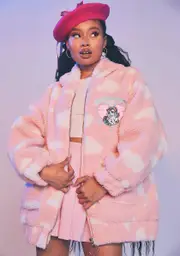 [Dolls Kill x My Little Pony] Clouded Heaven Faux Fur Jacket