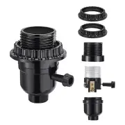 UL Listed E26 Light Socket Threaded Lamp Socket Replacement with ON/Off Switch