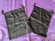 2 Dolce & Gabbana Black Drawstring Shoes Purse Belt Dust Bag Pouch 10” x 12.75”