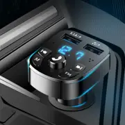 Bluetooth 5.0 Radio Car Kit Wireless FM Transmitter Dual USB Charger MP3-·▴