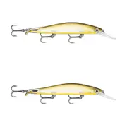 2x Rapala 9cm RipStop Deep Jerkbait Hard Body Fishing Lures - Goby
