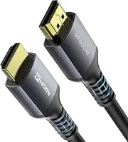 Stouchi Cable 5M Certified 48Gbps Ultra High Speed HDMI to HDMI Cable CL3 in-Wall Rated, 4K@120Hz 8K@60Hz eARC DTS:X HDCP 2.2&2.3 HDR10+ Compatible for PS5 SoundBar AVR UHD TV Projector