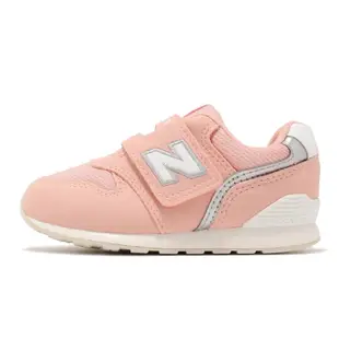 New Balance 休閒鞋 996 Wide 小童 寬楦 粉 白 魔鬼氈 麂皮 拼接 小朋友 嬰兒鞋 NB IZ996BB3-W