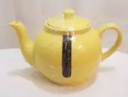 Price & Kensington 6-Cup Teapot | Sunny -Yellow with Stickers- Perfect-5