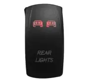 Lighted Switch Rear Light On/Off Red DragonFire 521392