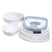 Roger Armstrong 39cm Soft Seat 4 in 1 Trainer Potty & Stepstool BLU Baby/Toddler