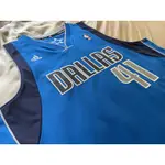 DIRK NOWITZKI DALLAS MAVERICKS ADIDAS SWINGMAN L+2