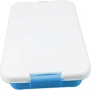 ibasenice Empty Portable Sand Tray with Lid Small Plastic Sandbox Storage Box for Outdoor Activities Break Resistant Sturdy Structure for Beach Backyard Play