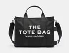 Marc Jacobs THE CANVAS MEDIUM TOTE BAG Black Brand New With Tags