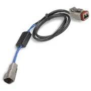 LED Autolamps 500mm L/P Resistor 2 Pin Deutsch Plugs 12 Volt Pair Bulk