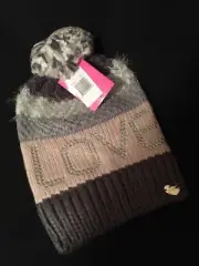 Betsey Johnson Sequined Winter Hat Beanie *LOVE*