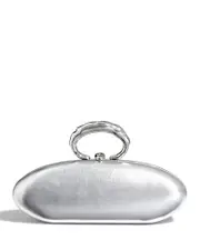 Alexis Bittar Molten Gold Bullet Clutch