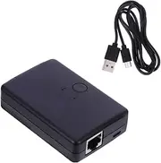 SEWACC Network Ports Internet Splitter Hub Portable with Quick Signal Swap Real Physical Isolation Compact Design for Easy Travel Compatible with Devices