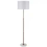 Placin Floor Lamp Bronze Iron White Marble - PLACIN FL-BZIV