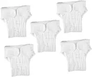 TOKIDNY 5pcs Baby Diapers Toddler Cotton Nappy Inserts Reusable Cotton Cloth Diaper Swim Diaper Liners s Size Qv Gentle Wash Safe
