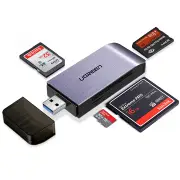 CM180 4-In-1 USB 3.0 to SD TF CF MS Memory Card Reader Support Simultaneous Read