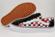 VANS STYLE 36 VANS CREW CHECKERBOARD BLACK/WHITE/RED CHECK OLD SKOOL MENS SIZES
