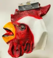 NEW Chicken Rooster Cock Latex Adult Costume Rubber Mask Halloween