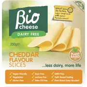 Bio Cheese Dairy Free Cheddar Slices 200g