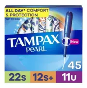 Tampax Pearl Tampons Trio Multipack Super/Super Plus/Ultra Absorbency Unscented