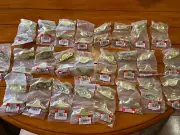 Lot Of 25 BRAINERD B6010 Double Hung Window SASH LOCKS w Gold Finish NWW.