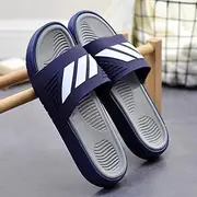 [XBCDX] Open Toe Slide Slippers Mens Slip On Summer Sandals Inner Bathroom Anti-Slip Bathing Home Sandals Soft Sandals (Size : 45)