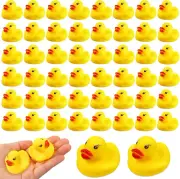 Rubber Duck Bath Toys 50PCS Mini Ducks Bulk for Kids Baby Shower Decorations Bir