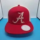 Alabama Crimson Tide Dad Hat Cap Strap Back Mesh Soft Flexible Bill Womens Red