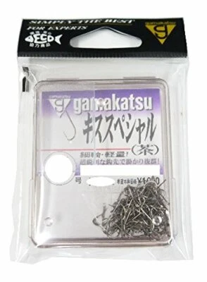 Gamakatsu single Hook THE BOX Kisu Special #7 100pon Brown Fishing Hook