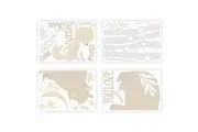 Lolli Living Baby Newborn Nursery Removable Wall Decals Sticker Set Bosco Bear