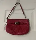 New with Tags Coach wristlet Leather Cherry/ Red