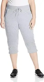 [Generic] Plus Size Capris Pants for Women Summer Elastic High Waist Yoga Pants Loose fit Workout Athletic Joggers Sweatpants