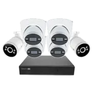 Swann Advanced Wired NVR Security System 8 Channel 6 Cameras 24/7 Recording