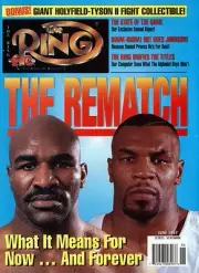 The Rematch Evander Holyfield And Mike Tyson Ring Boxing Magazine Cover Photo 1