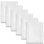 6pc Colourhide Display Book File/Document Holder Organiser Fixed 20-Sheets Clear