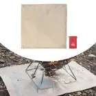 Outdoor Fireproof Blanket Camping Fire Pit Mat Portable Protector Folding Grill