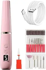 Nail Drill Machine Set, Electric Nails Polishing Shape Tools Kit With Bits, Cordless Beauty Personal Care Grinder For Professional Design