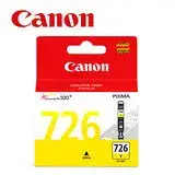 在飛比找遠傳friDay購物精選優惠-CANON CLI-726Y 原廠黃色墨水匣
