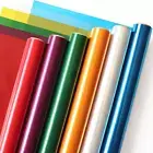 SYOGUA Transparent Colored Cellophane Wrap Roll - 6 Colors, 34 in X 16.4 Ft Cell