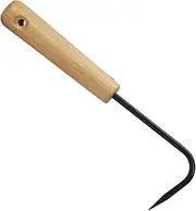 ROOS Gardening Hook Wooden Handle Iron Hook Bonsai Tools
