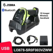 Zebra LI3678-SR0F003VZWW Ultra-Rugged 1D USB Barcode Scanner Imager with Cradle