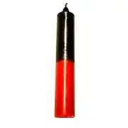 SPELL & RITUAL BLACK/RED NEGRO/ROJO CANDLES 9" X 1.5" (WICCA, PAGAN &, MAGICK)