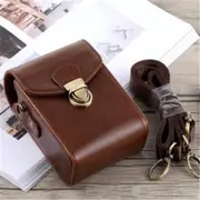 Full Body Camera Buckle Lock PU Leather Case Bag with Hand Strap & Neck Strap for Canon G9XII G9X G7XIII G7XII SX740 SX730 SX720 SX710 SX620 D30 N N2