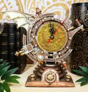 Ebros Steampunk Celestial Intergalactic Stormgrave Chronometer Decorative Clock